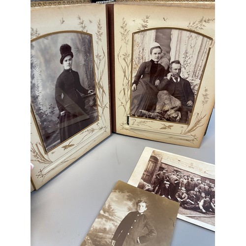 36 - Victorian/Edwardian Photo Album , Containing Various Images.