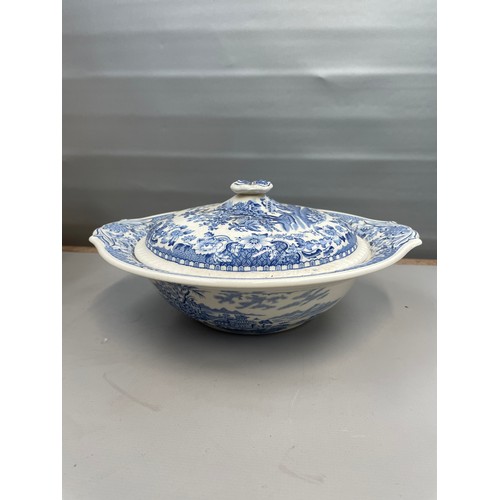 41 - Three Decorative Bowls Including Blue And White Etc.