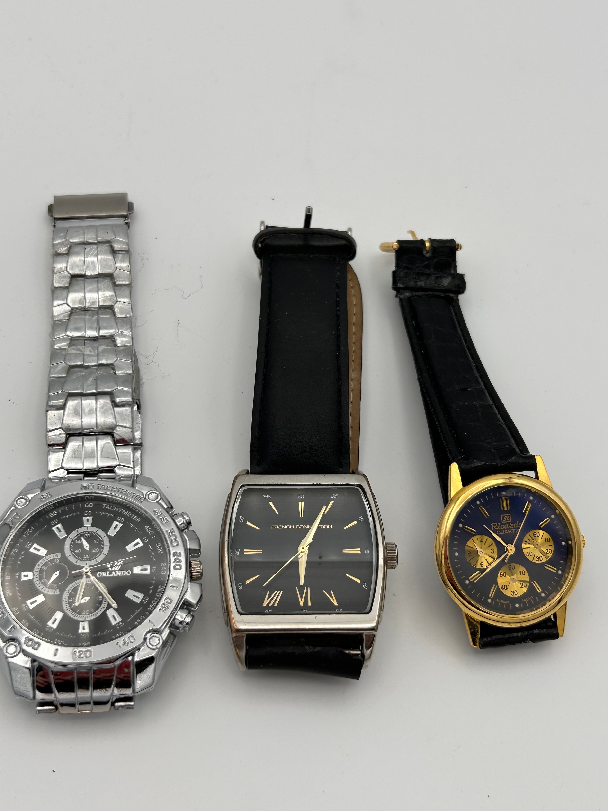 Three Modern/Designer Quartz Watches, All Require Batteries.