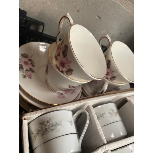 108 - Two Tea Sets , One Queen Anne Plus Boxed Noritake  'Melissa'.