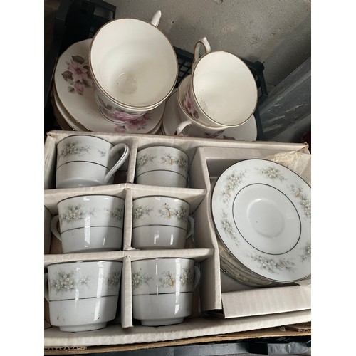 108 - Two Tea Sets , One Queen Anne Plus Boxed Noritake  'Melissa'.