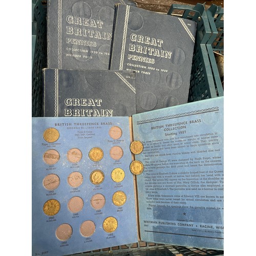 112 - Selection Of Various Collectible Coins Including Great Britain Pennies Collections.