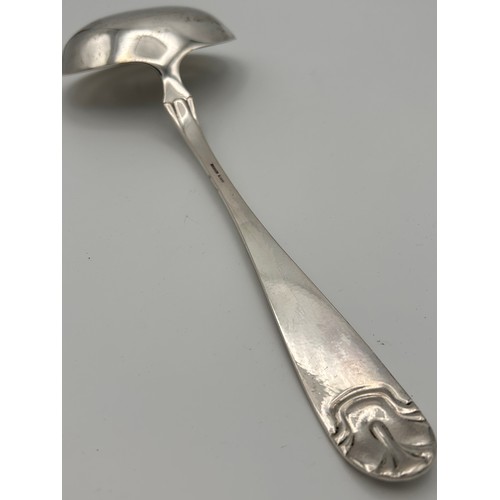 285 - Stunning Antique Silver Ladle By M. Asse (Norway).