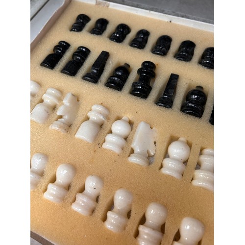 328 - Onyx Chess Set, Including Board.