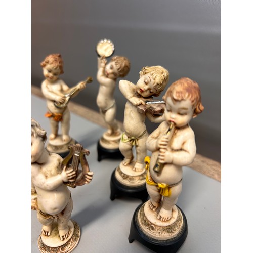 342 - Collection Of Cute Italian Musical Cupids, Standing 4