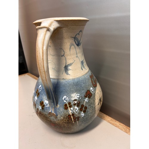 347 - Mid Century Studio Pottery Vase/Jug Standing 12