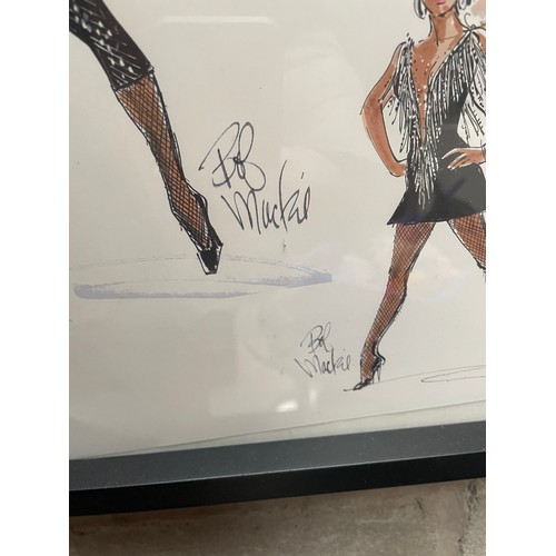 406 - Framed Costume Sketches For Tina Turner By Bob Mackie 17