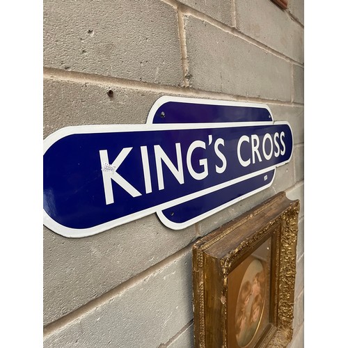 408 - Kings Cross Enamel Sign 36