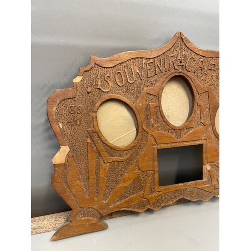 368 - French WW2 POW Picture Frame.