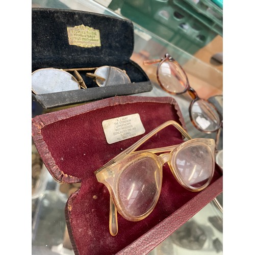 370 - Collection Of Vintage Spectacles, Some Cased.