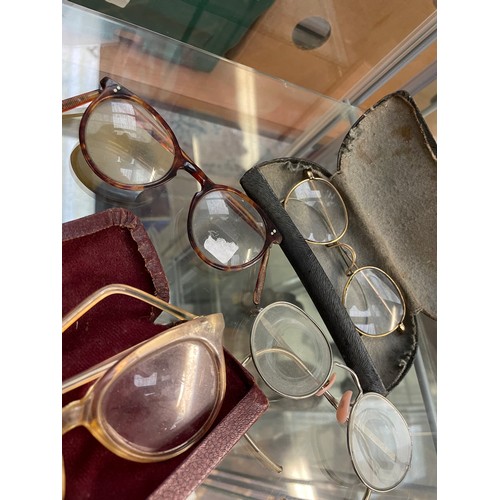 370 - Collection Of Vintage Spectacles, Some Cased.