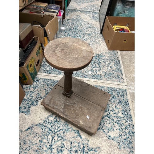 549 - Antique Shoe Shining Stool.