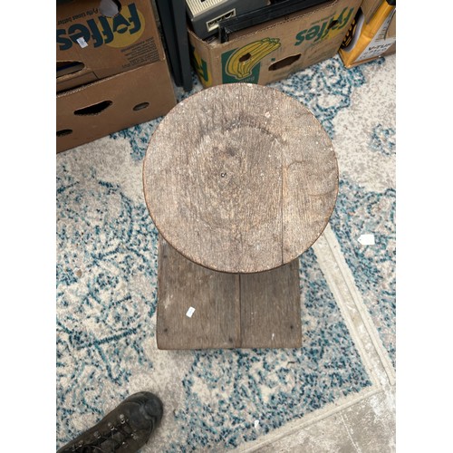 549 - Antique Shoe Shining Stool.