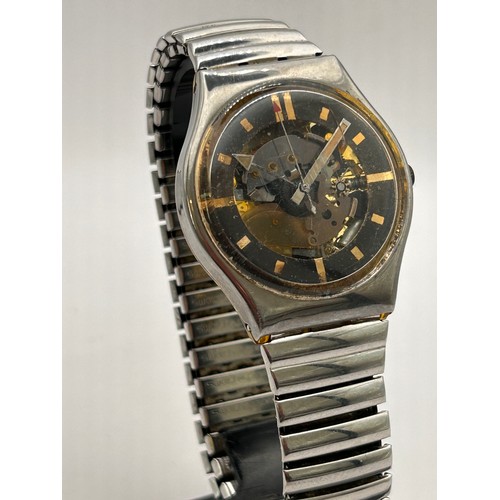 55 - Early Vintage Skeleton Swatch , Needs Battery.