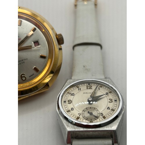 65 - Pair of Vintage Manual Wind Watches, Both NR, So Spares or Repair.