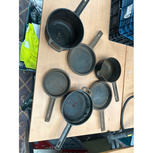 148 - Various Cast Iron Pans