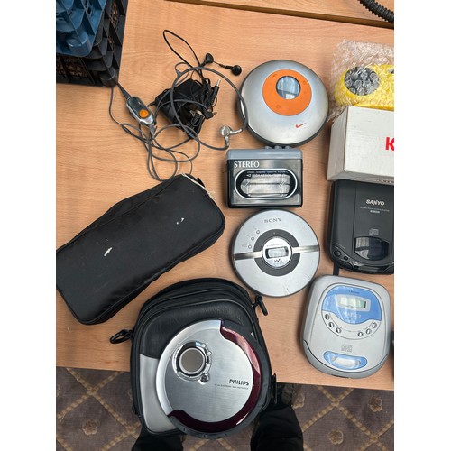 150 - Lot to Include Walkmans, Video Cameras Stereo, Sony, Matsui, Philips and Limited Edition Nike