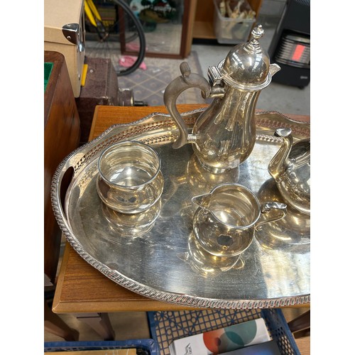 178 - Silver Plate Tea Set