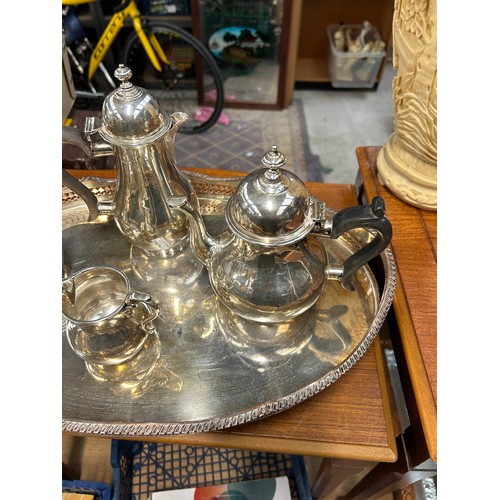 178 - Silver Plate Tea Set