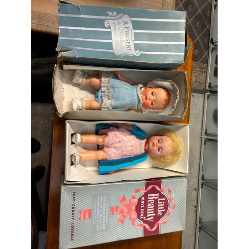 191 - Two Dolls With Original Boxes, Little Beauty Vinyl Doll and One Other