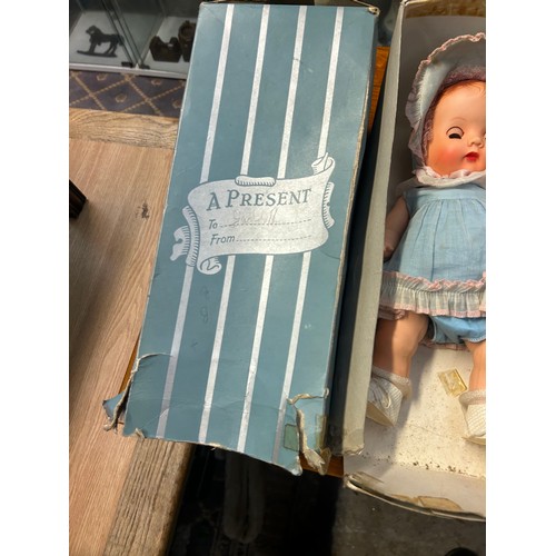 191 - Two Dolls With Original Boxes, Little Beauty Vinyl Doll and One Other