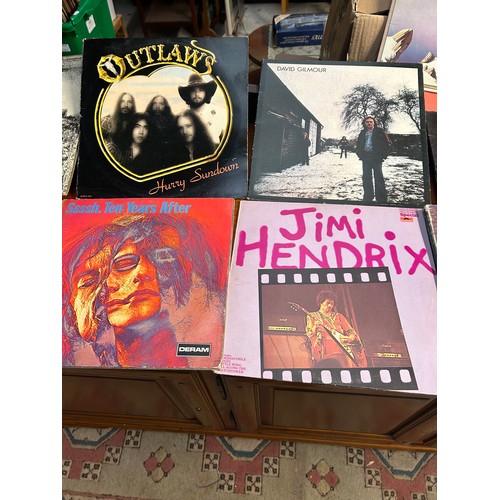 196 - Vinyl Records Prog Rock Music, Pink Floyd, Jimi Hendrix Etc