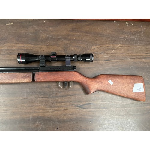 322 - Sharp/Innova Mark 2 , Breech Pump Air Rifle With Simmons Sights.(Collection Only).