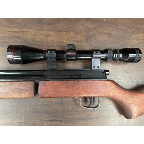 322 - Sharp/Innova Mark 2 , Breech Pump Air Rifle With Simmons Sights.(Collection Only).