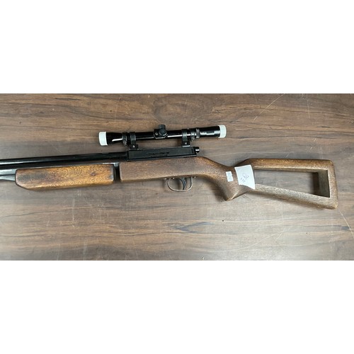 323 - Sharp/Innova Breech Pump Air Rifle 177 Cal With Telescopic Sight.(Collection Only).