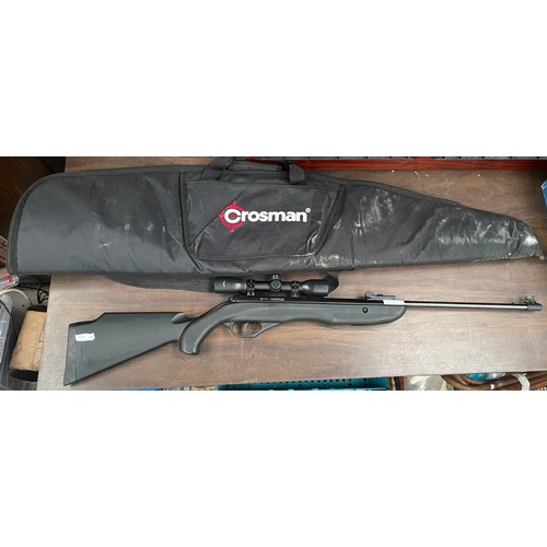 326 - Crosman Phantom .22 Cal Air Rifle With Centre Point Sights In Bag.(Collection Only).