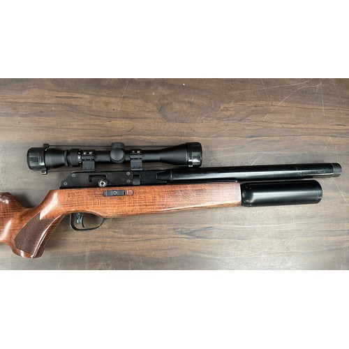 328 - Remmington Co2 Powered Air Rifle In Bag With Telescopic Sights.(Collection Only).