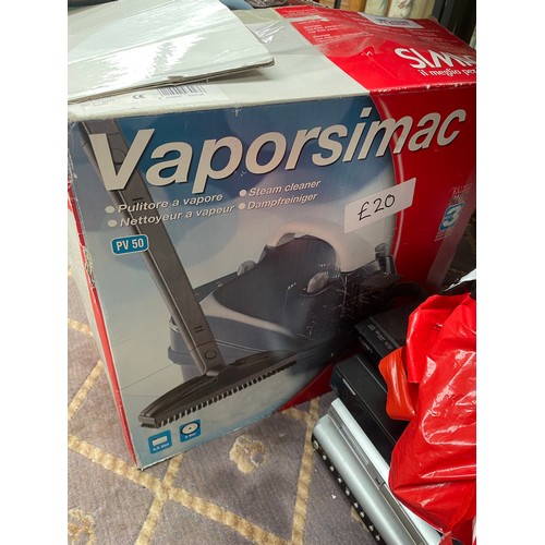 337 - Boxed Vaporsimac Steam Cleaner.