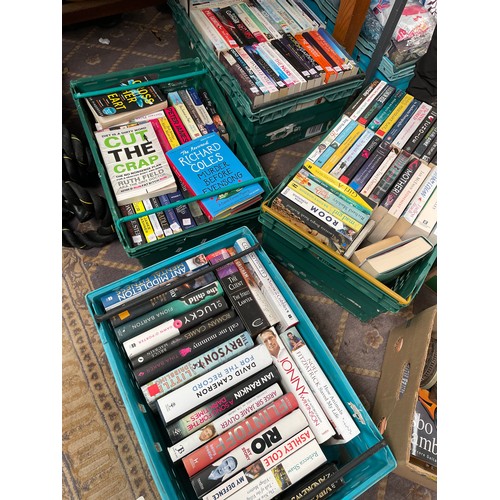 341 - Four Trays Of Books, Various Authors.