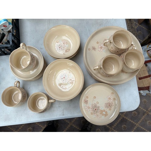 646 - Denby Tea Set 29 Pieces