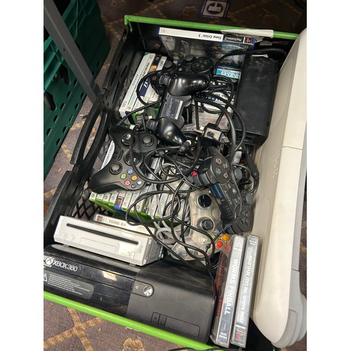 351 - Various Electrical Gaming Items Including Xbox 360 , Wii Items Etc.