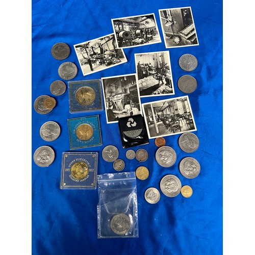 37 - Various Coins and Early Photographs of The Royal Mint