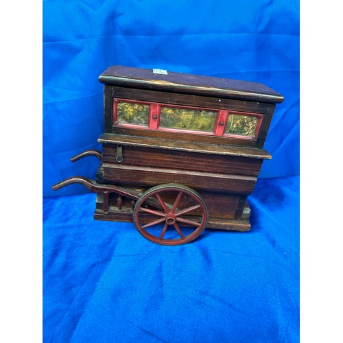 38 - Stunning Musical Box Working Order as A Cart 7x7”