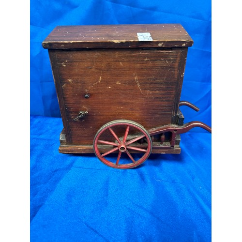 38 - Stunning Musical Box Working Order as A Cart 7x7”