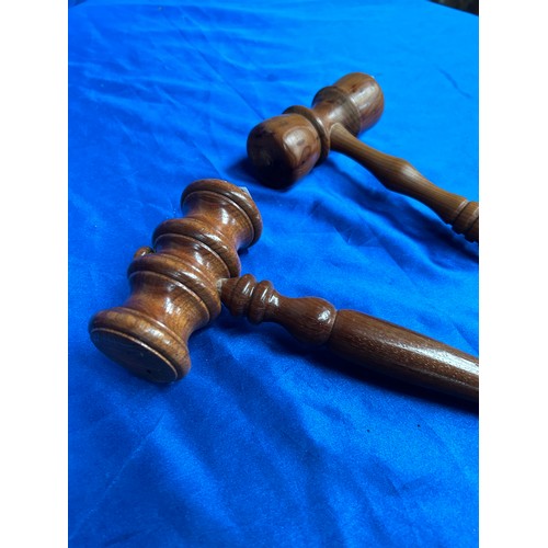 41 - Two Auctioneers Gavels