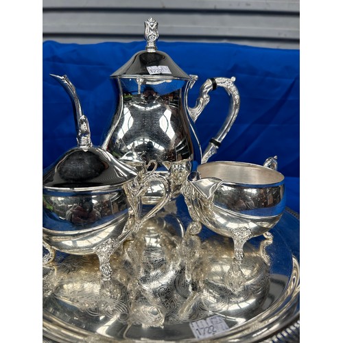 51 - Silver Plate Tea Set