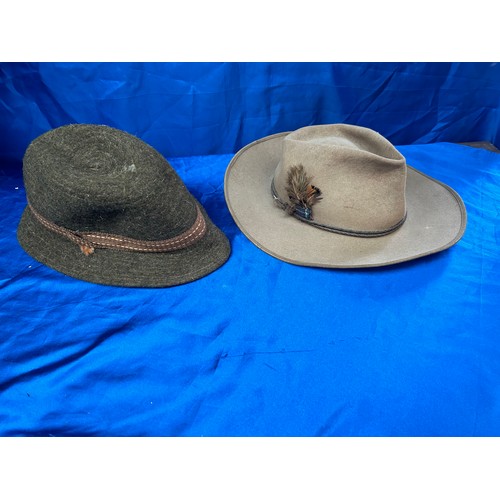 62 - Akubra Pure Fur Felt Hat and One Other