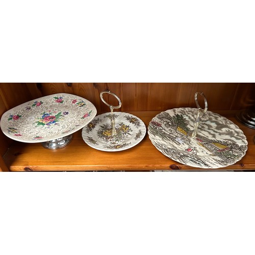 68 - Three Vintage Cake Stands