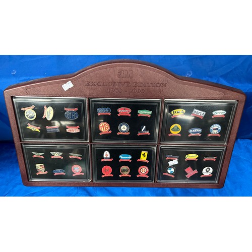 70 - Display Piece Full of Car Badges, Porsche, Ford, BMW, McLaren ETC Exclusive Edition 1900-2000