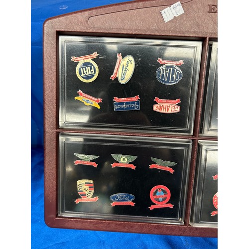 70 - Display Piece Full of Car Badges, Porsche, Ford, BMW, McLaren ETC Exclusive Edition 1900-2000