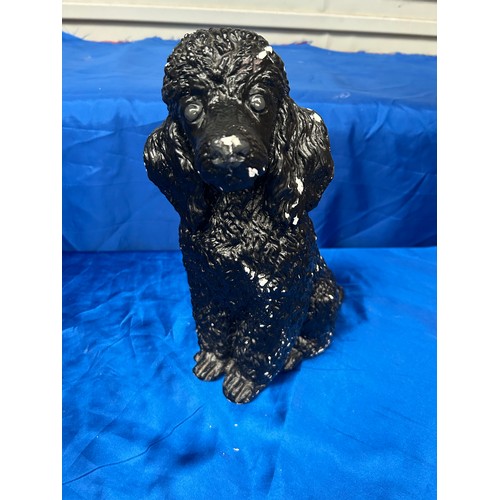 81 - Figure of a Ceramic Dog Standing 13”