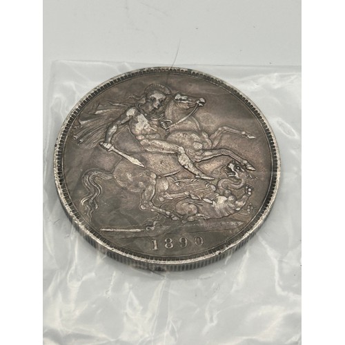 148 - 1890 Silver Crown