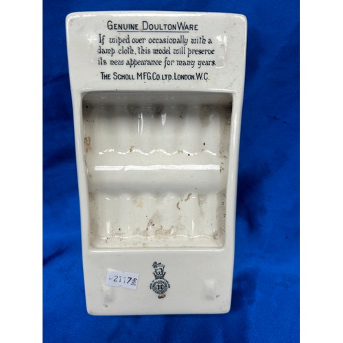 108 - Rare Royal Doulton The Scholl Chiropodist 9 x 5”