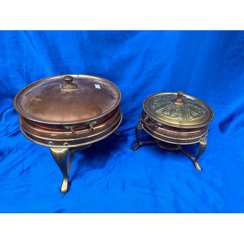 109 - Two Vintage Copper Pan Burners