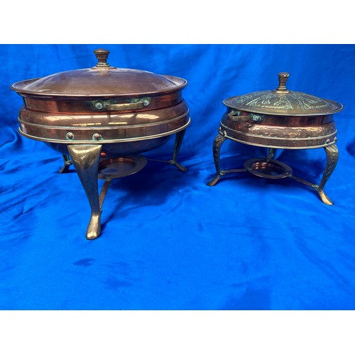 109 - Two Vintage Copper Pan Burners