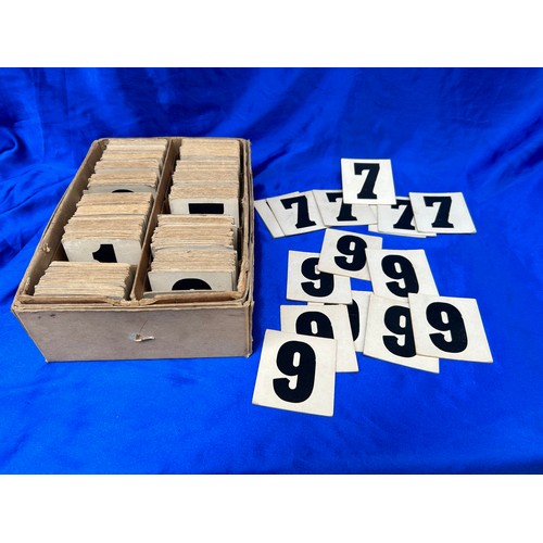 110 - Large Boxed Church Hymn Card Numbers